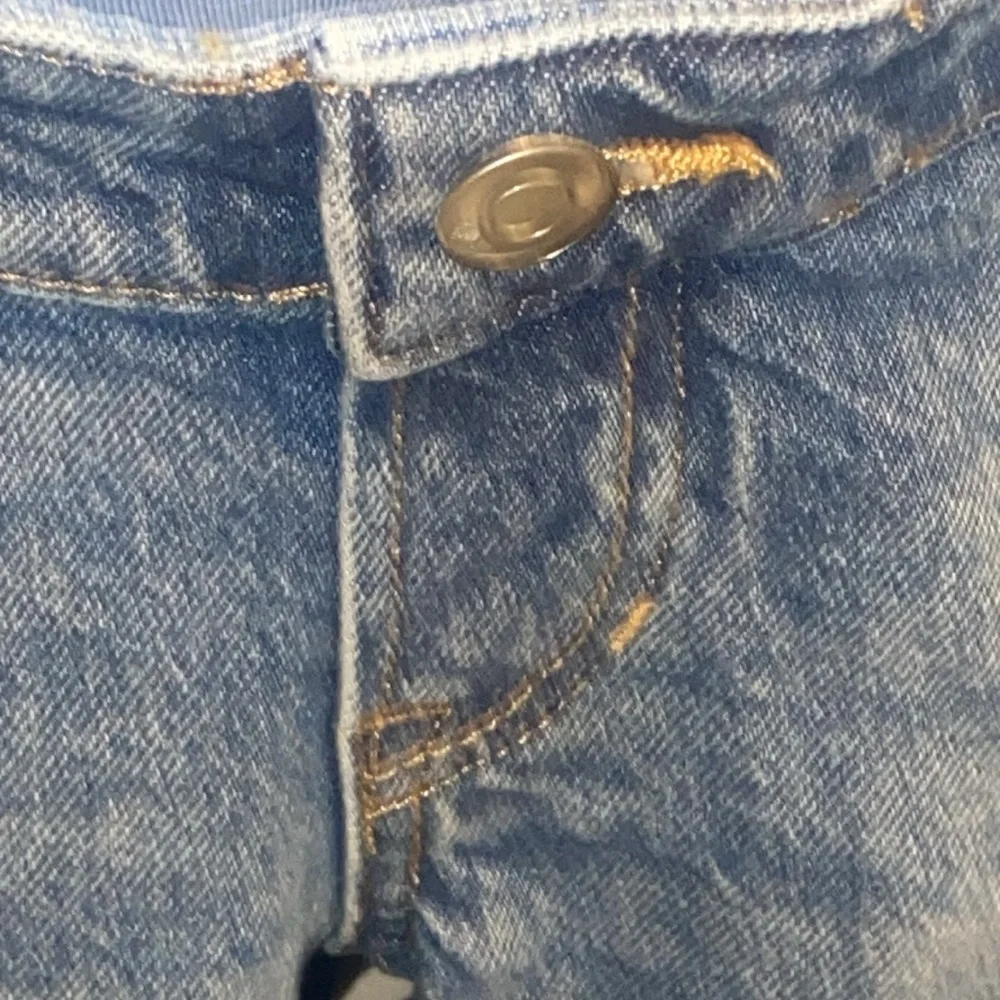 MATERNITY MOM JEANS SZ M BLUE DENIM - Picture 3 of 16